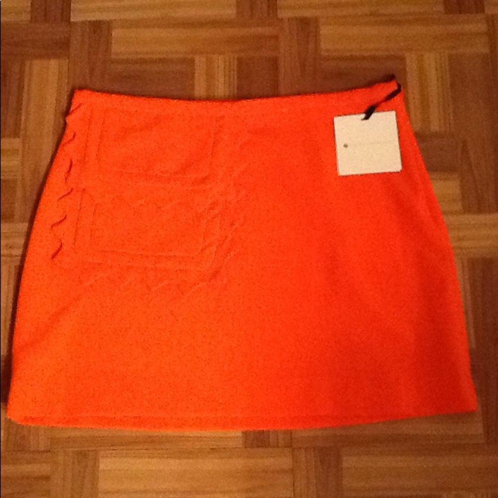 Bright Orange Victoria Beckham for Target Skirt